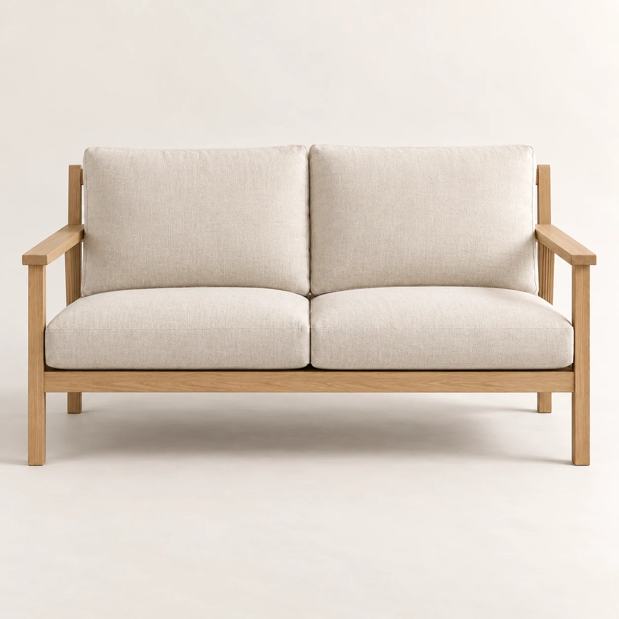 Oak Spindle Sofa