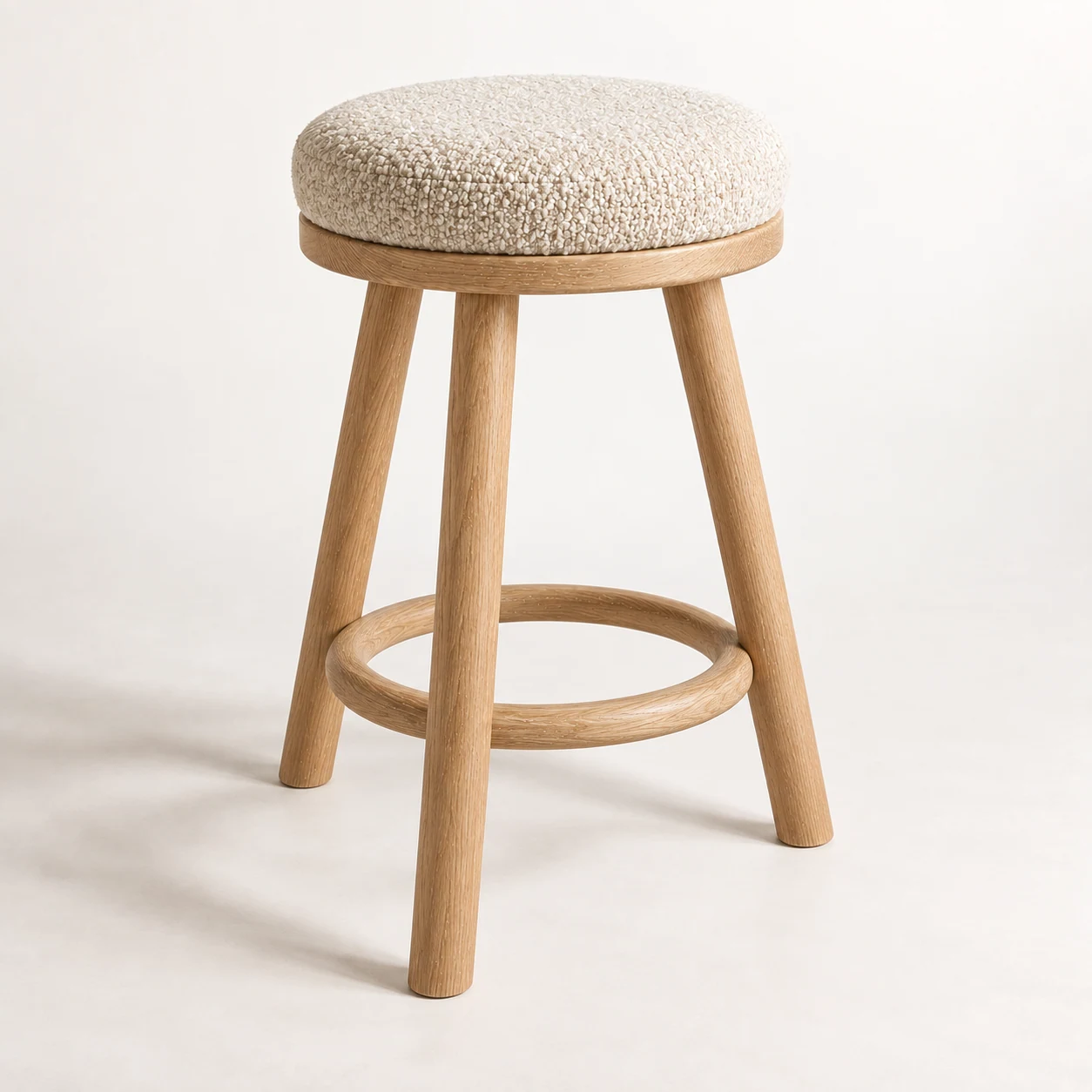 Oak Tripod Counterstool