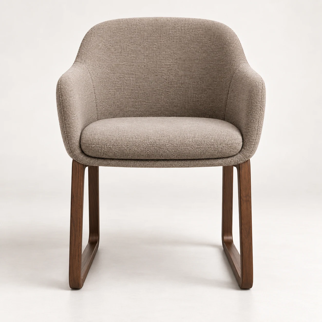 Upholstered Sled Dining Armchair