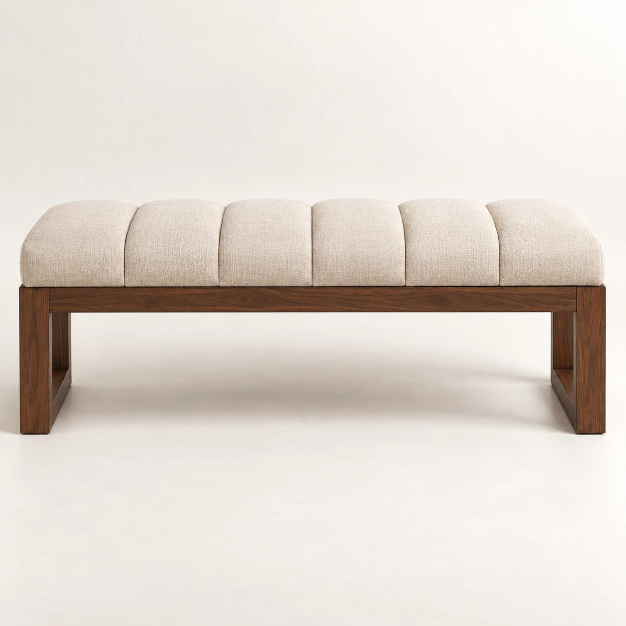 Walnut Channel Bench