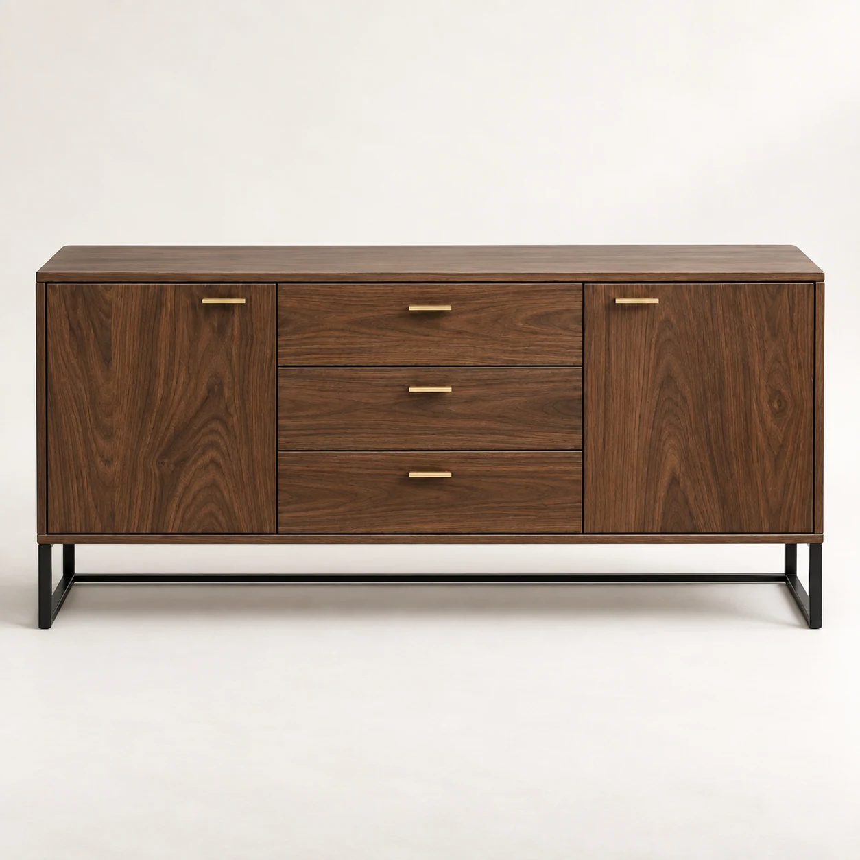 Walnut Drawer Sideboard