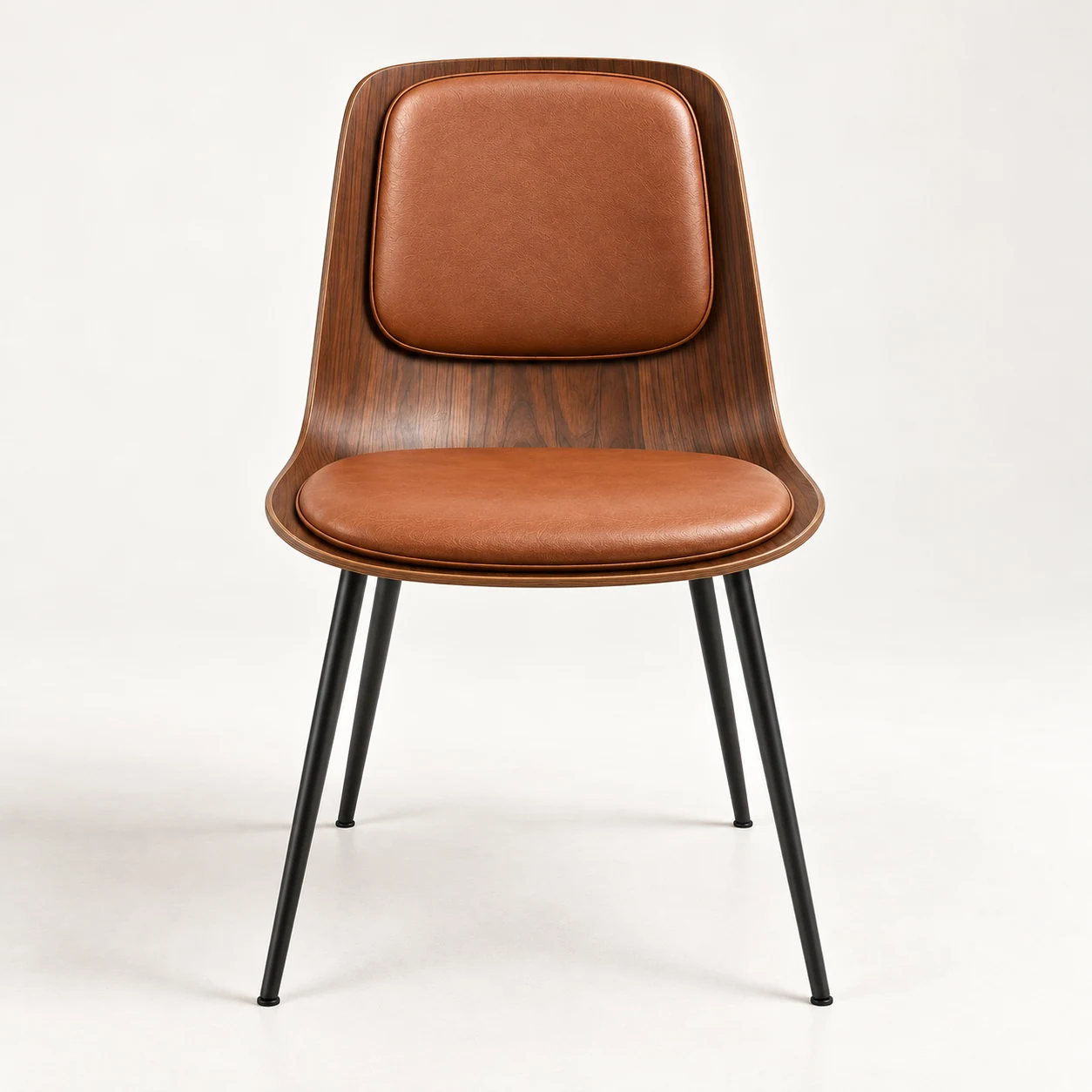 Walnut Shell Side Chair